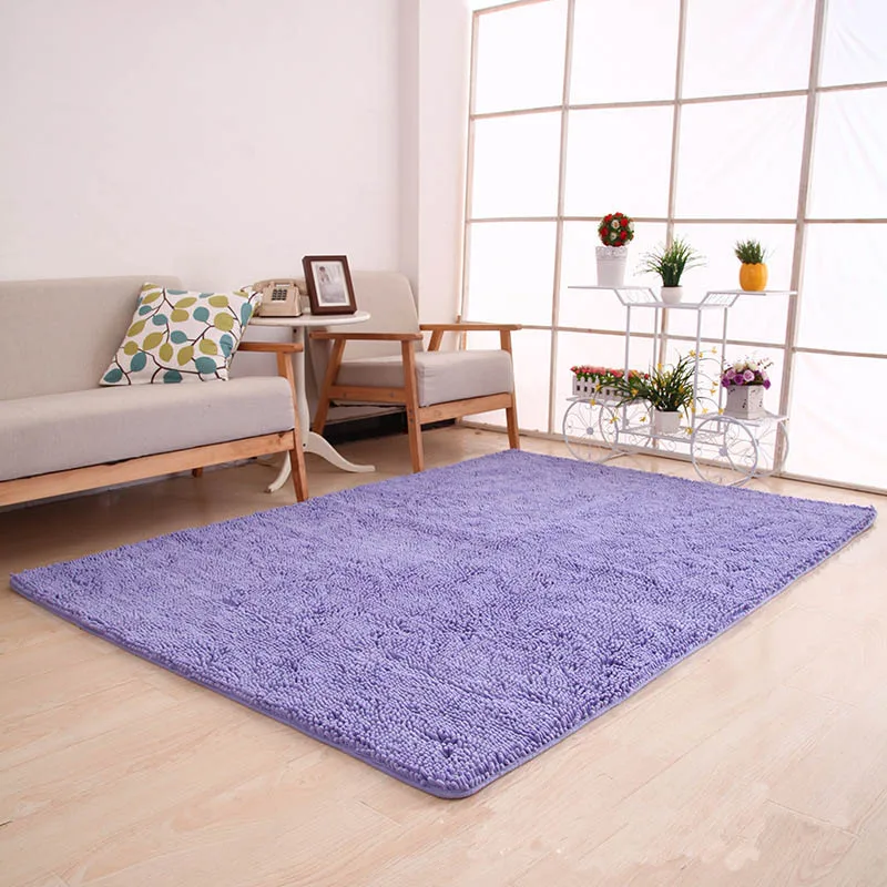 17 цветов Нескользящие коврики из синельной ткани красные для ванной домашний