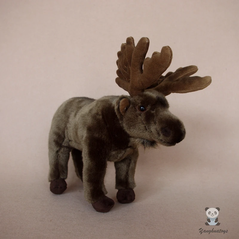 Мягкая игрушка-животное куклы с лосями имитация лосят кукла детские игрушки