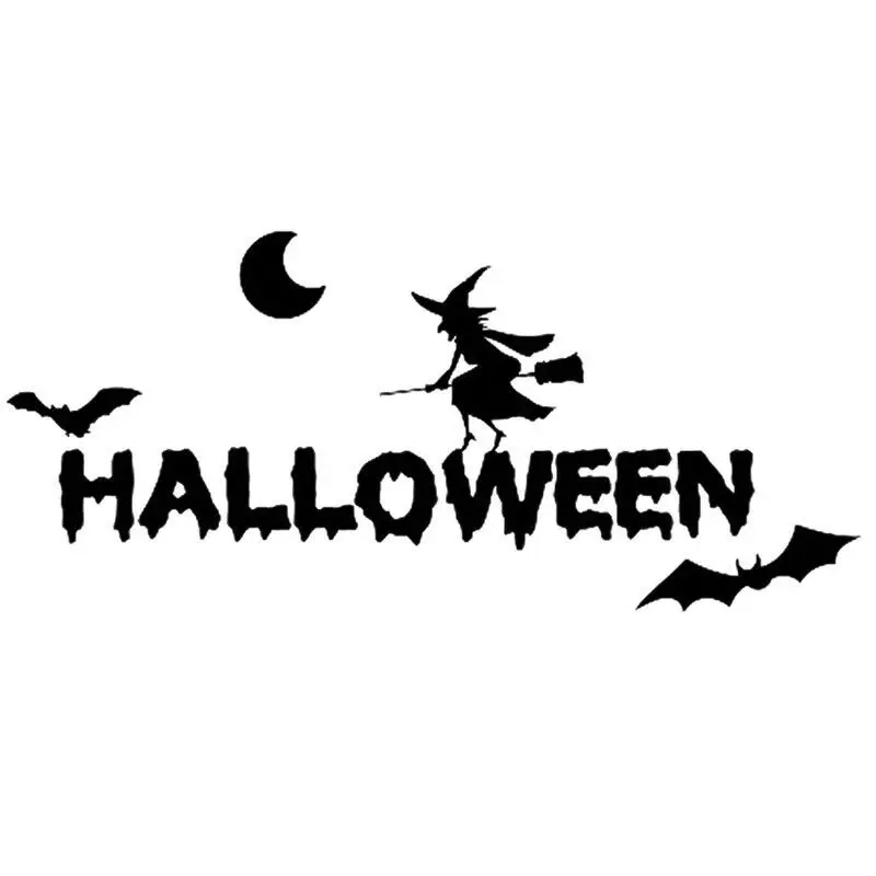 

Halloween Witch Funny For Auto Car Window Vinyl Decal Sticker Decals Decor