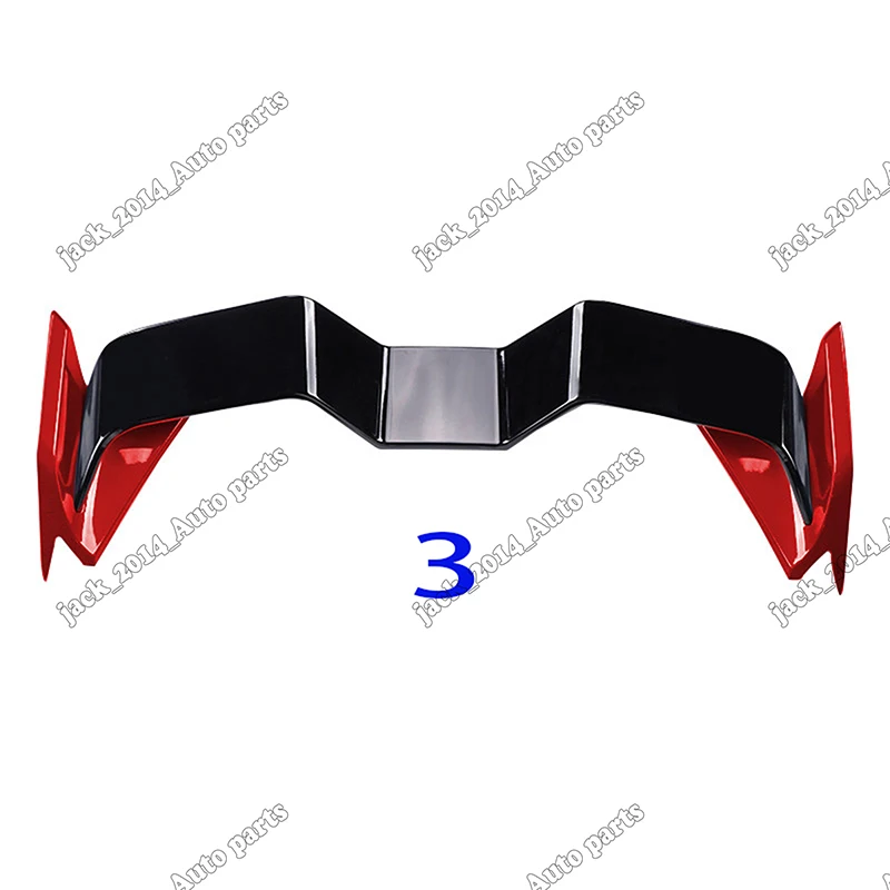 Red Black Краски несколько цветов задний спойлер, крыло, багажник, пригодный для Honda Civic 10th - Цвет: Red Black