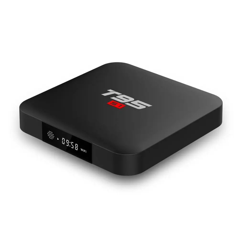 ТВ-приставка T95 S1 Android 7 1 четырехъядерный процессор Amlogic S905W H.265 2 ГБ/16 ГБ 4 ггц WiFi 4K HD