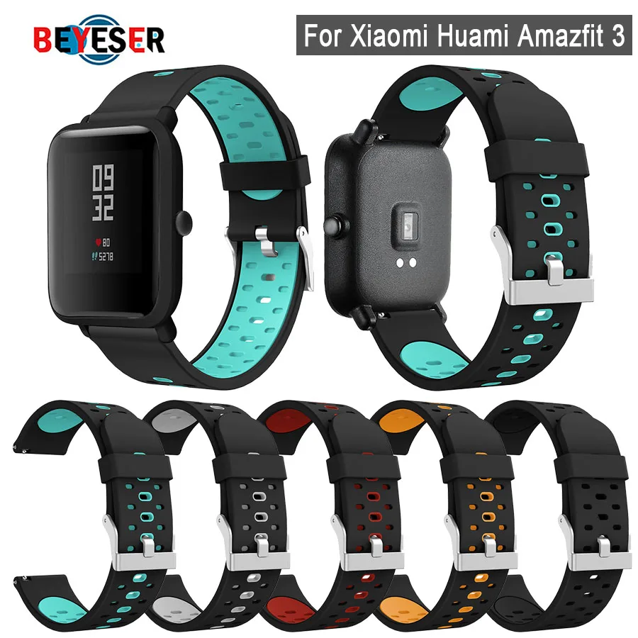 

Мягкий силиконовый ремешок для Xiaomi Huami Amazfit Bip S BIT PACE Lite Youth, 20 мм
