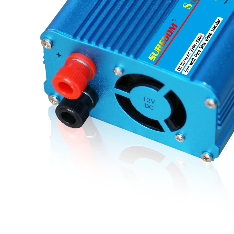 Инвертор 12vdc 220vac 50 hz/60 hz 600w чистая Синусоидальная волна инвертор dc В ac солнечная