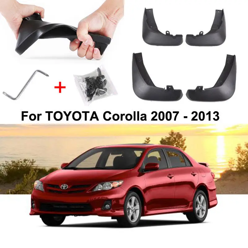 4 шт. Авто Брызговики Брызговик Крыло для TOYOTA Corolla 2007-2013 | Автомобили и мотоциклы
