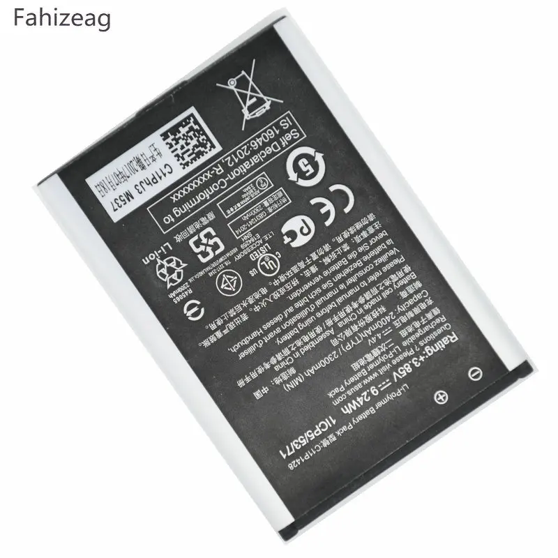 Сменный аккумулятор для телефона fahizeag 5 шт. 3 85 В 2400 мАч C11P1428 Asus Zenfone 2 Laser ZE500KL