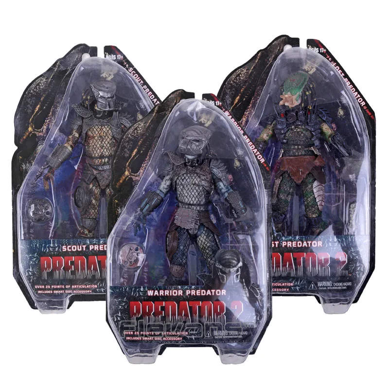 NECA Хищник 2 произошла потеря/Скаут/воина хищник ПВХ движущаяся фигурка
