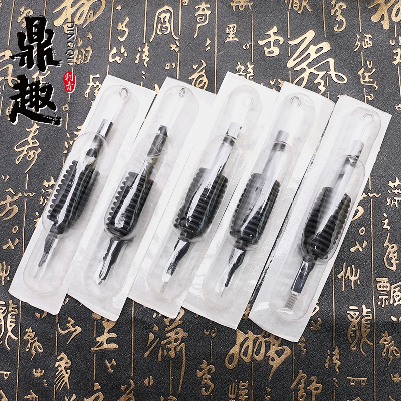 30 одноразовых силиконовых наконечников для тату и подходящих игл ассорти 1 &quot(25