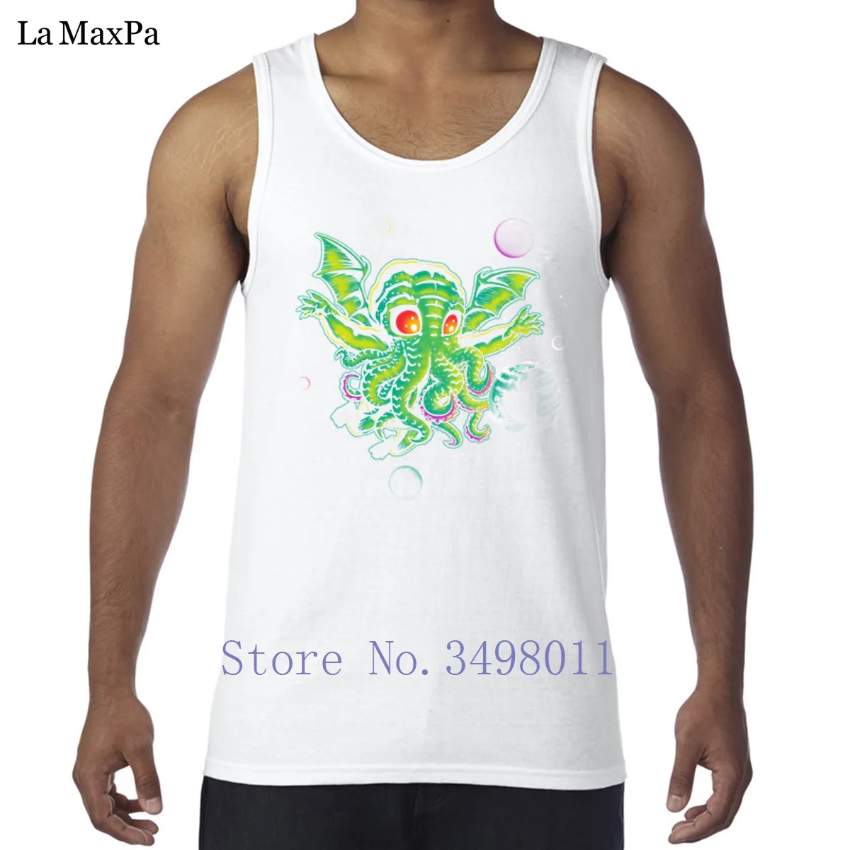 Уникальная футболка с рисунком: мужские майки NEVERDIE модель для бодибилдинга