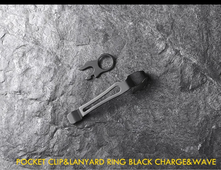 Leatherman Quick-Release Pocket Clip and Lanyard Ring Silver/Black