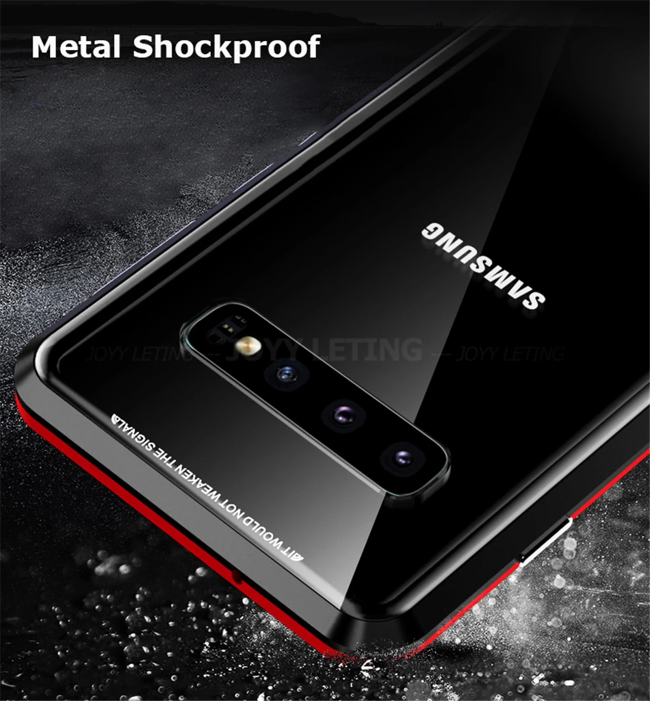Чехол с магнитной адсорбцией для samsung Galaxy S10 Plus Lite S10+ металлический защитный чехол-бампер для samsung S10e S10Plus S 10