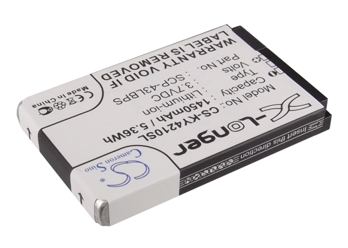 Cameron Sino батарея 1450 мАч 5AAXBT048GEA SCP 43LBPS для Kyocera E4210 E4225 E4255 E4277|Аккумуляторы мобильных
