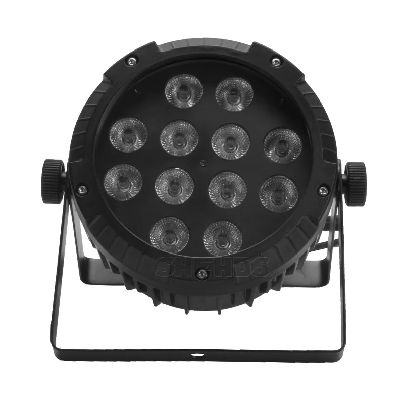 2 шт. водонепроницаемый светодиодный плоский Par 18x12 Вт RGBW DMX512 сценический эффект освещение для наружного бассейна DJ Дискотека вечерние ночной клуб и бар