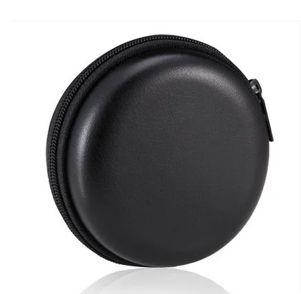 ЕВА мини молнии круглый хранения Жесткий сумка Портативный чехол для наушников