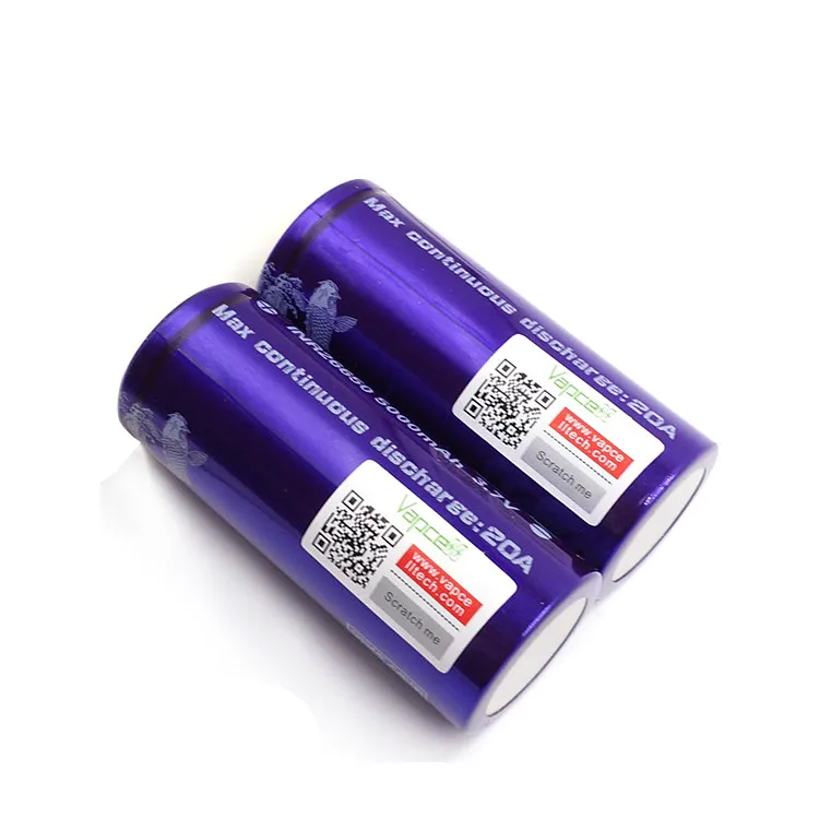 1 шт. VAPCELL INR26650 INR 26650 батарея vape 5000 мАч 20A большой емкости Высокая разрядный литий E-CIG аккумулятор IMR vs Keeppower