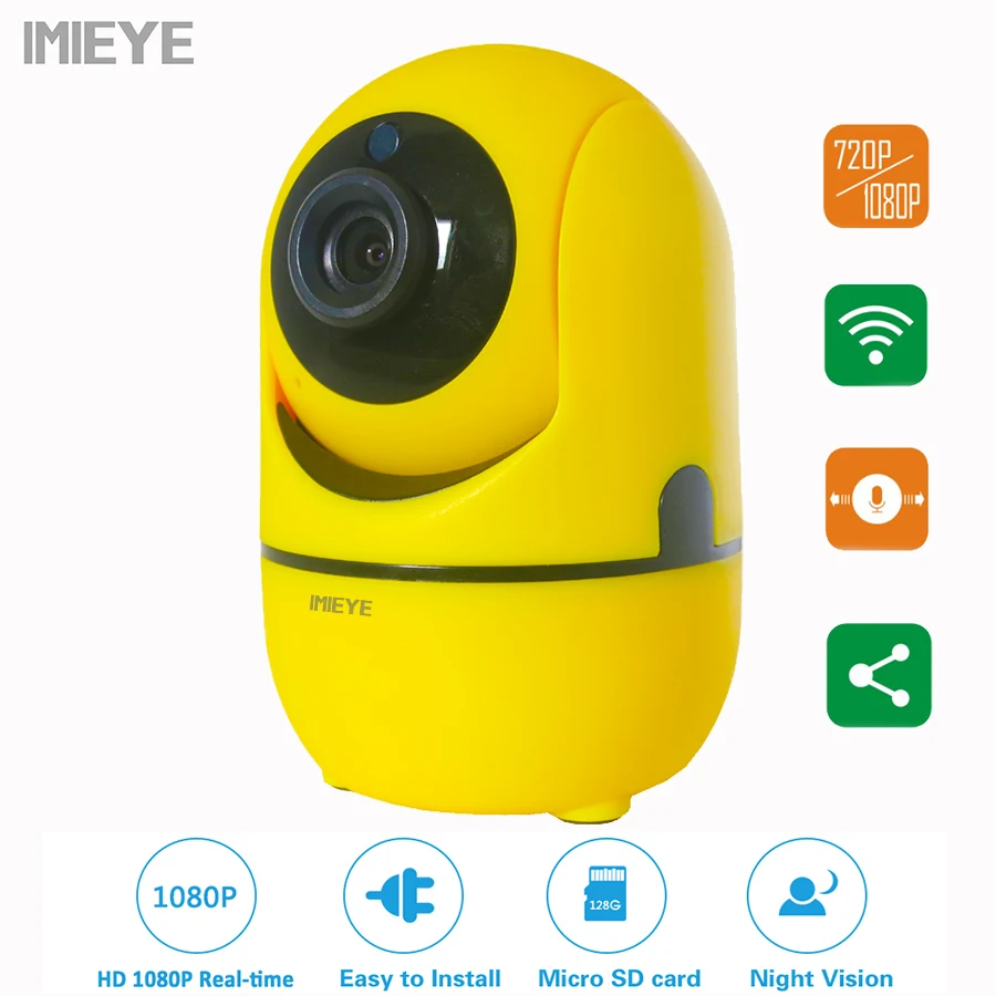 IMIEYE 720 P беспроводной радио няня цифровой видео мини камера видеонаблюдения Wi Fi
