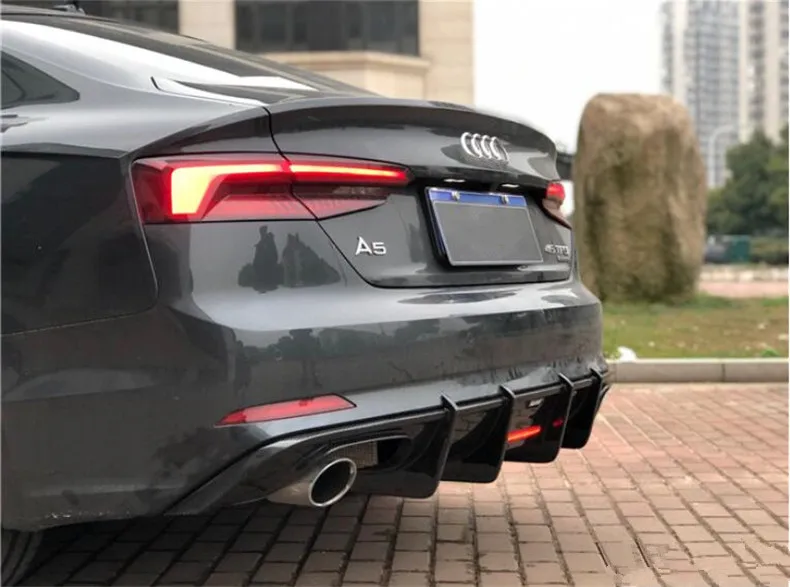 Задний спойлер из углеродного волокна для Audi A5 S5 Sportback высококачественный диффузор заднего бампера авто аксессуары