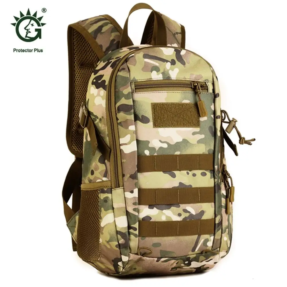 CP camouflage 12L небольшой Размеры прочная нейлоновая оплетка продлевает на открытом воздухе для спорта, Походов, Кемпинга Охотничьи сумки Для женщин Путешествия походные рюкзаки сумка - Цвет: CP camouflage