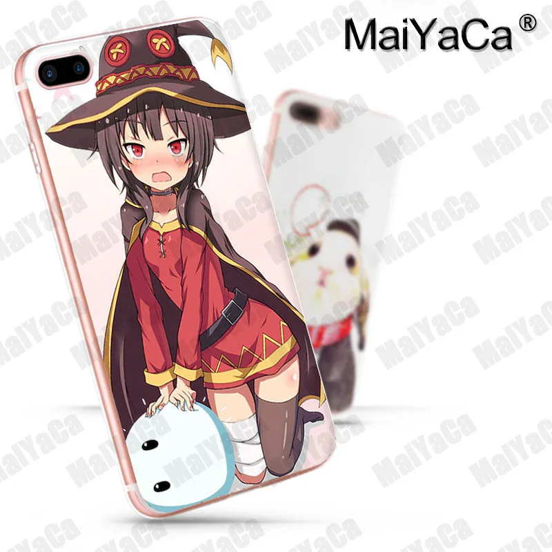 Чехол для телефона MaiYaCa японский аниме Konosuba Megumin Style iphone SE 2020 11 pro 8 7 66S Plus X 5S XS XR