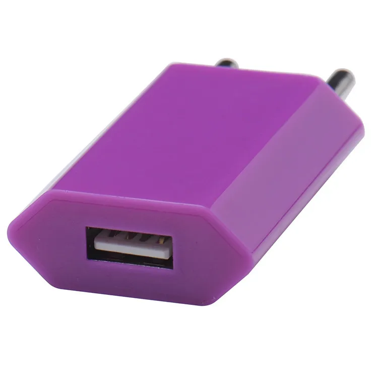 Универсальное зарядное устройство USB для путешествий, штепсельная вилка европейского стандарта, настенное зарядное устройство 5 В, адаптер питания USB переменного тока для Iphone, samsung, Xiaomi, всех смартфонов, портативный