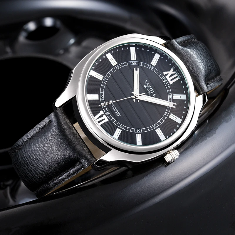 Часы reloj 2020 Yazole мужские наручные Модные деловые дизайнерские подарки для