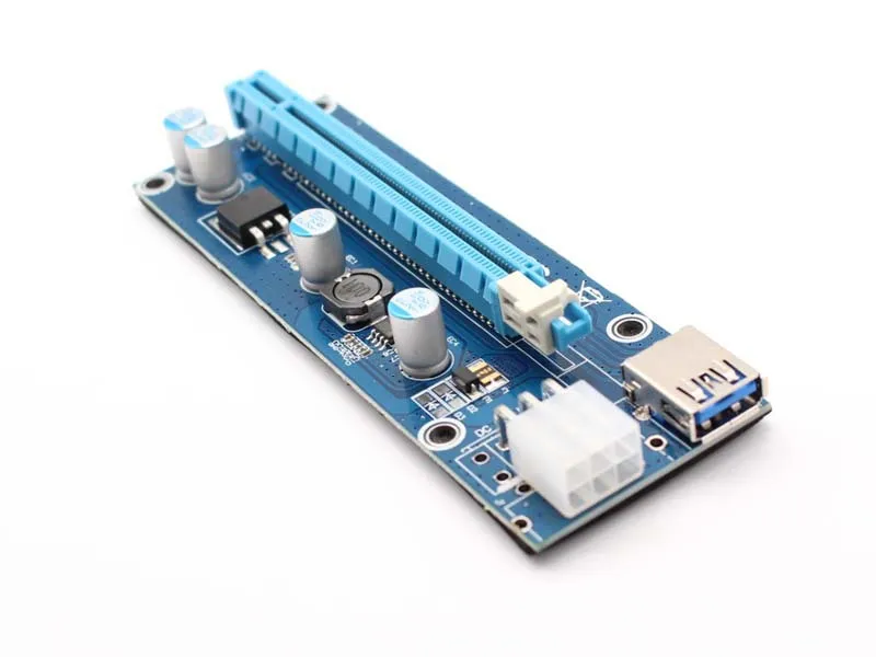 Переходная карта 60 см PCIe PCI E Express Card 1x к 16x USB 3 0 кабель для передачи данных SATA 6Pin IDE