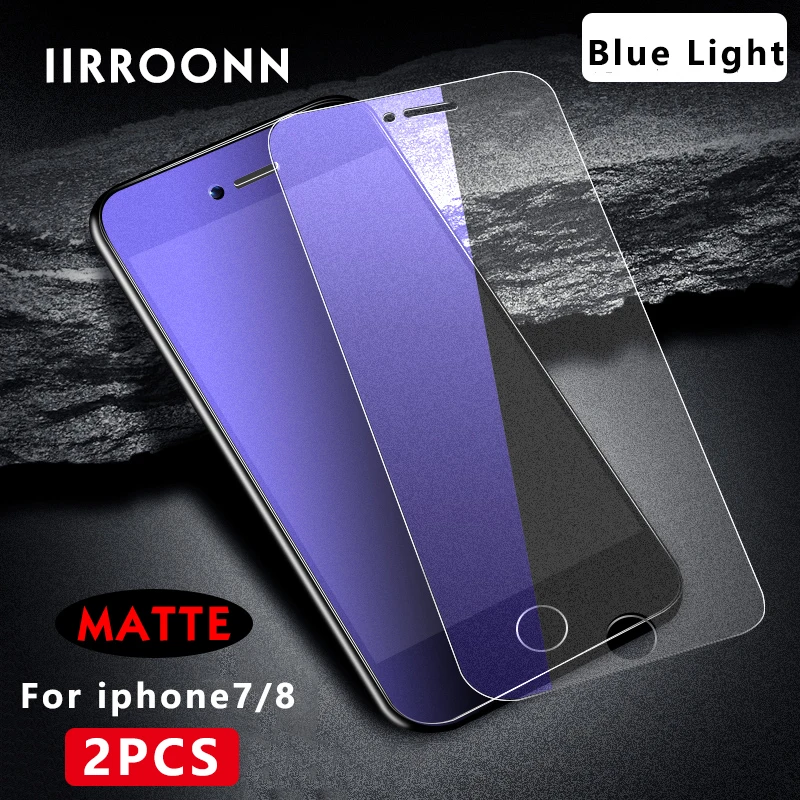2 шт./лот полноэкранная защитная пленка из закаленного стекла для iPhone 7 8 plus