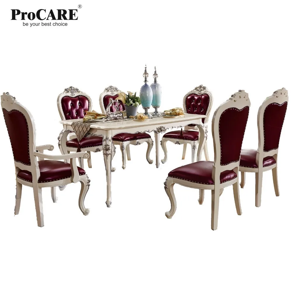 Роскошный европейский и американский стиль мебель Королевский серии обеденный