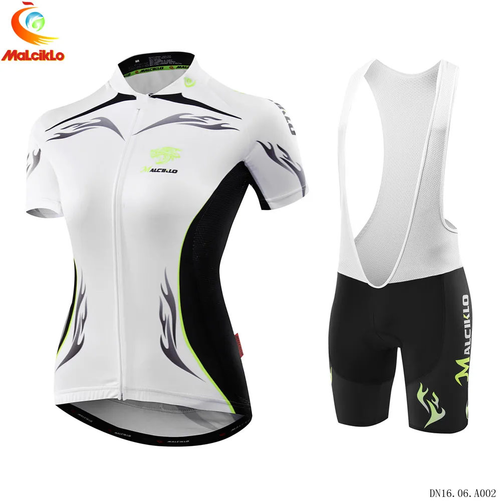 2018 г. MALCIKLO Женский комплект из Джерси для велоспорта Ropa Ciclismo дышащая одежда с
