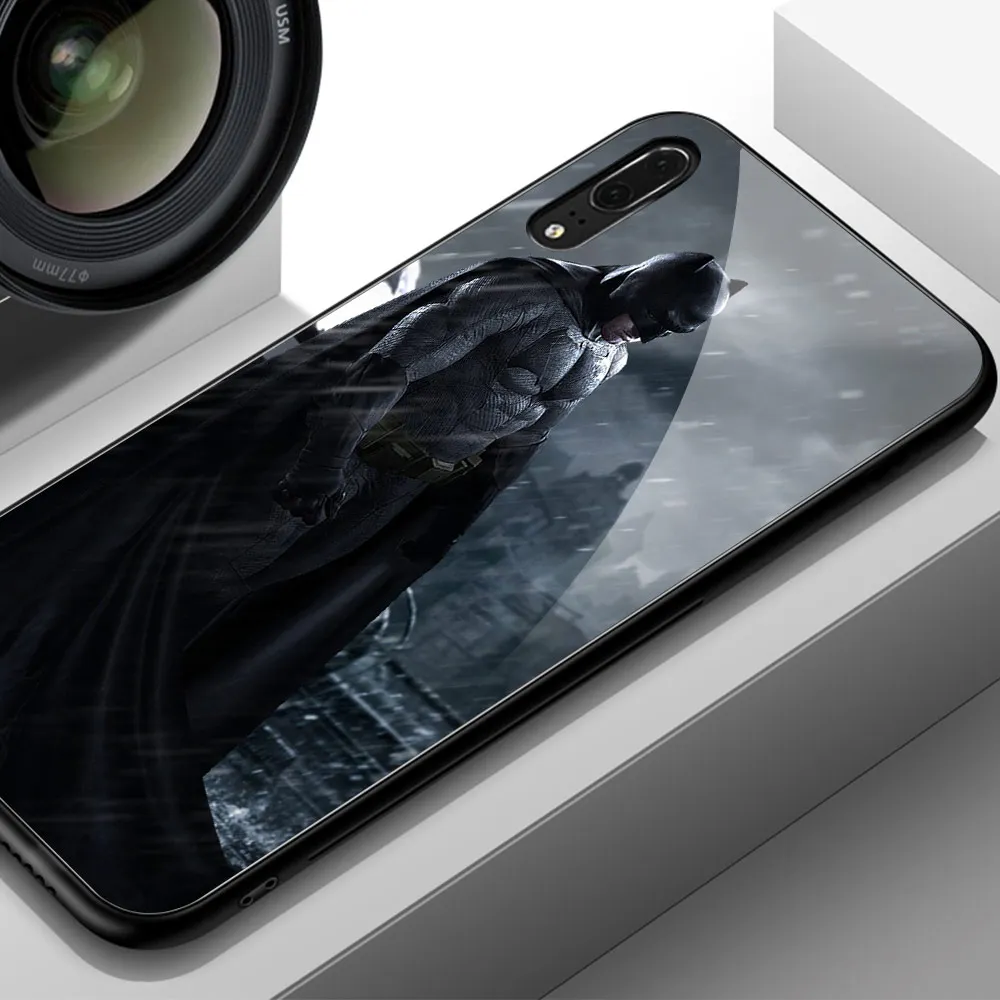 Чехол Finder для huawei mate 10 Pro, чехол с Бэтменом, стеклянный чехол, чехол для huawei mate 9 10 20 Pro P10 P20 P30 Pro Honor Play P20 lite