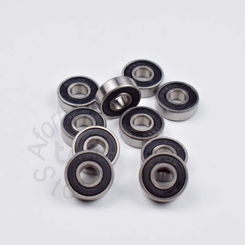 608 608RS 8*22*7(мм) 10 шт. Подшипник ABEC-5 подшипники 10 шт. герметичный Подшипник 608 608RS хромированные стальные подшипники
