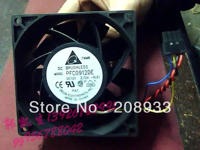 Вентилятор охлаждения для Delta PFC0912DE 12V 3.72A 9238 9CM|server fan|cooling fanfan server |