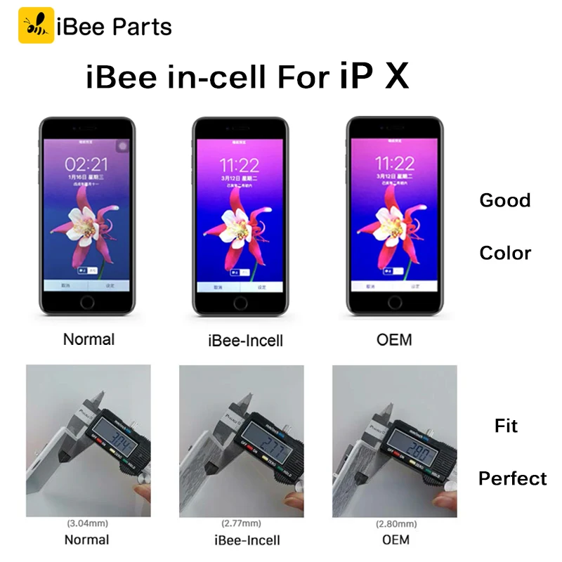 1 шт. iBee Incell для IPhone X XS MAX XR 11 PRO сменный ЖК-экран Pantalla | Мобильные телефоны и