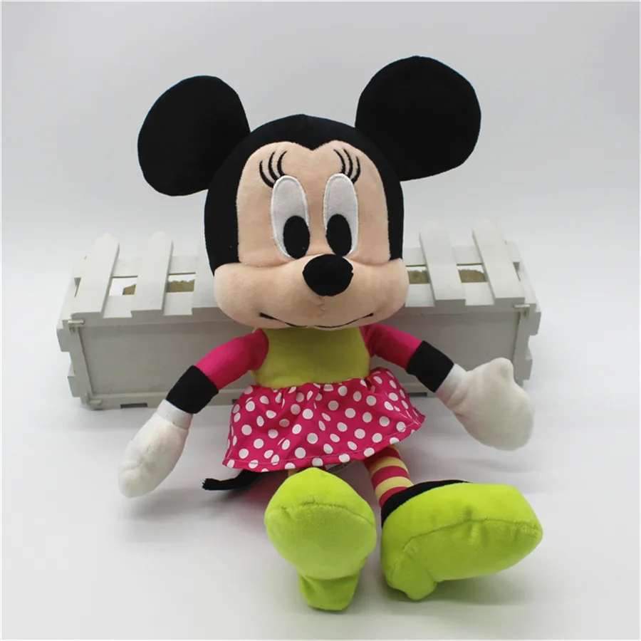 C 30CM 1 шт. Минни Маус плюшевые мягкие игрушки Инженер "Минни Маус" brinquedo детские мягкие куклы - Цвет: C 30CM