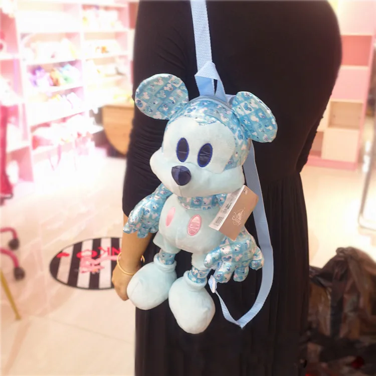 Disney Anime Cartoon Backpack Fashion Mickey Model Plush Doll Cute Girl Child Decoration Toys | Игрушки и хобби