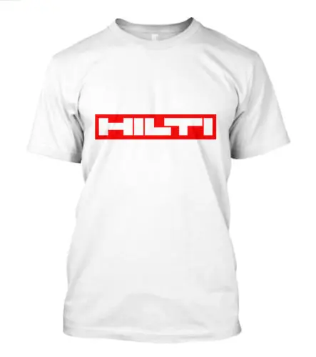 Новая машина Hilti с логотипом короткий рукав мужская белая футболка Размеры S до 5