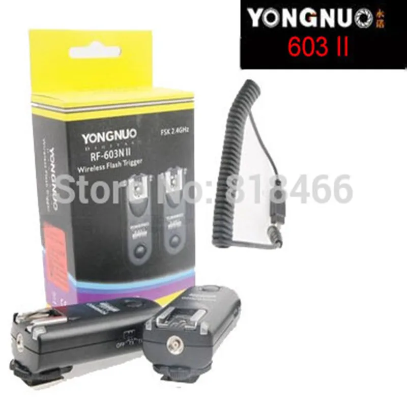 Дизайн Yongnuo RF-603II N3, RF603 ii RF 603 Flash Trigger 2 трансивера для Nikon D90/D5000/D3100/D3200/D7000/D5100/D600