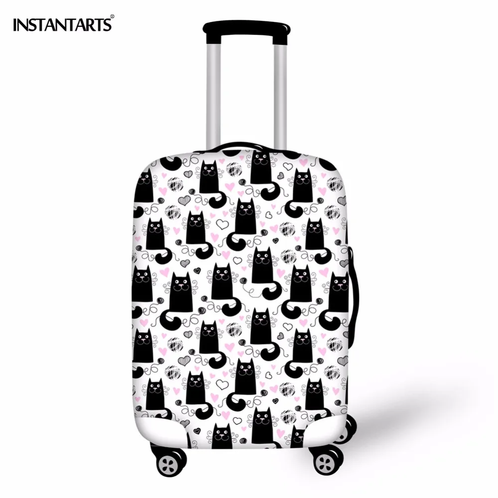 Женские дорожные аксессуары INSTANTARTS защитный чехол для багажа чемодан с милыми