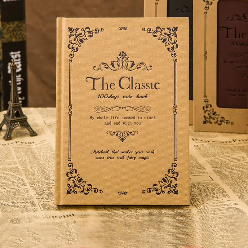 Классический блокнот формата A5 с твердой поверхностью классический для записей