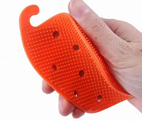 Orange 1 шт. многофункциональные овощные щетки Инструменты для очистки картофеля кухонные домашние гаджеты - Цвет: Orange