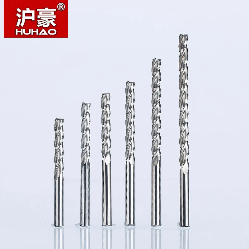 Спиральные фрезы HUHAO твердосплавные насадки для фрезерного станка по дереву с
