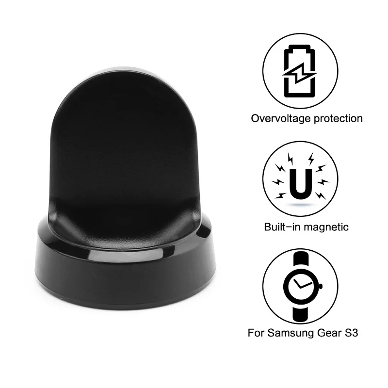 Беспроводная зарядная док станция для Samsung Gear S3 Смарт часы зарядное устройство