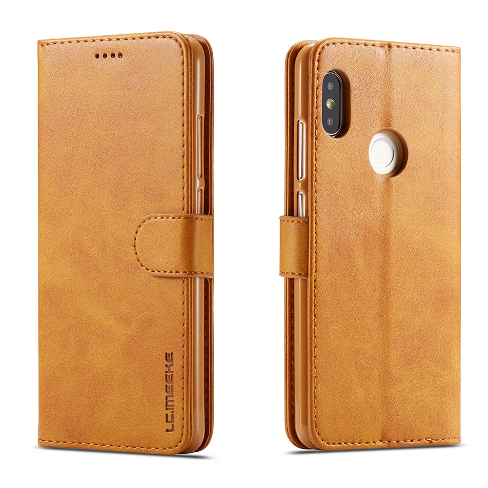 Чехол для телефона из искусственной кожи Redmi Note6 Pro Xiaomi a2 A2Lite флип кошелек