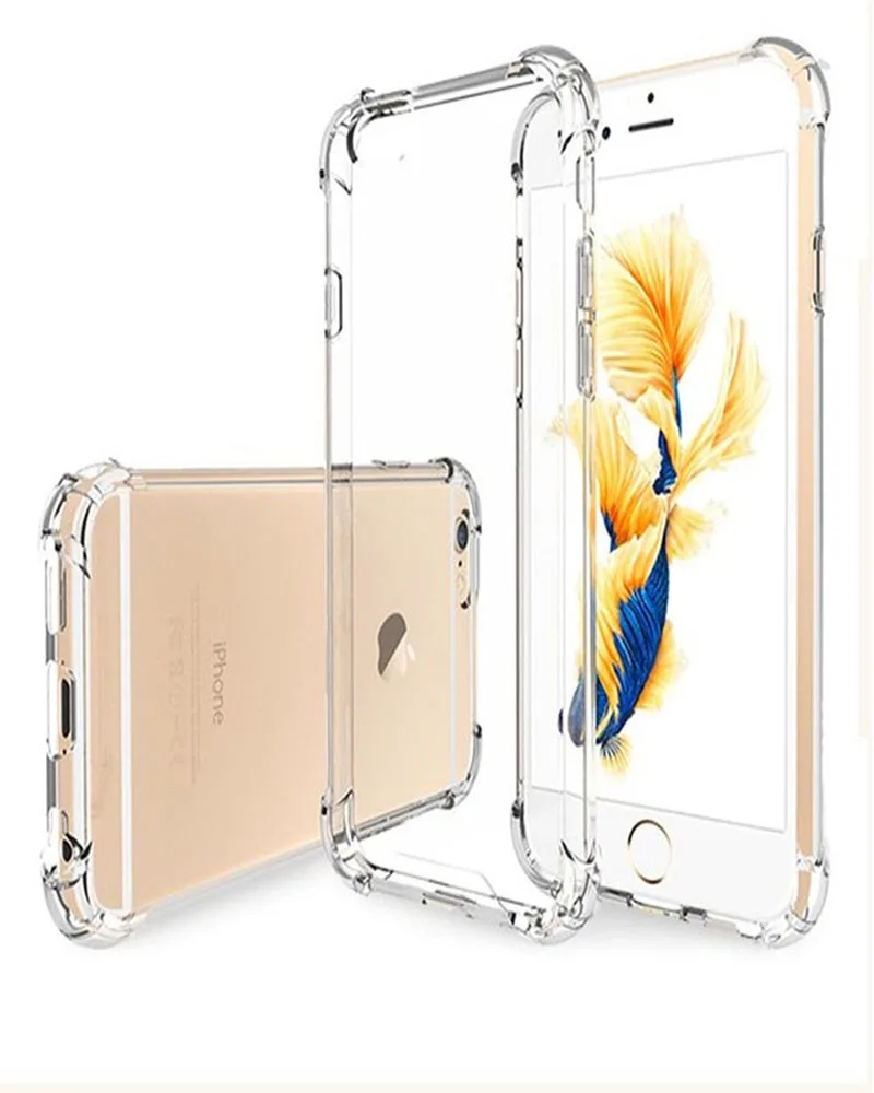 Мягкие силиконовые прозрачные чехлы для iPhone X XS 6 6S 8 Plus, чехол для iPhone 11 Pro XS MAX XR 7, прозрачный противоударный Ультратонкий чехол