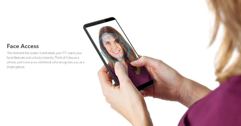 Vivo Y71 Смартфон Android 8,1 Snapdragon 425 четырехъядерный 3g+ 32G 5,9" 13MP Face Wake AI Selfie мобильный телефон