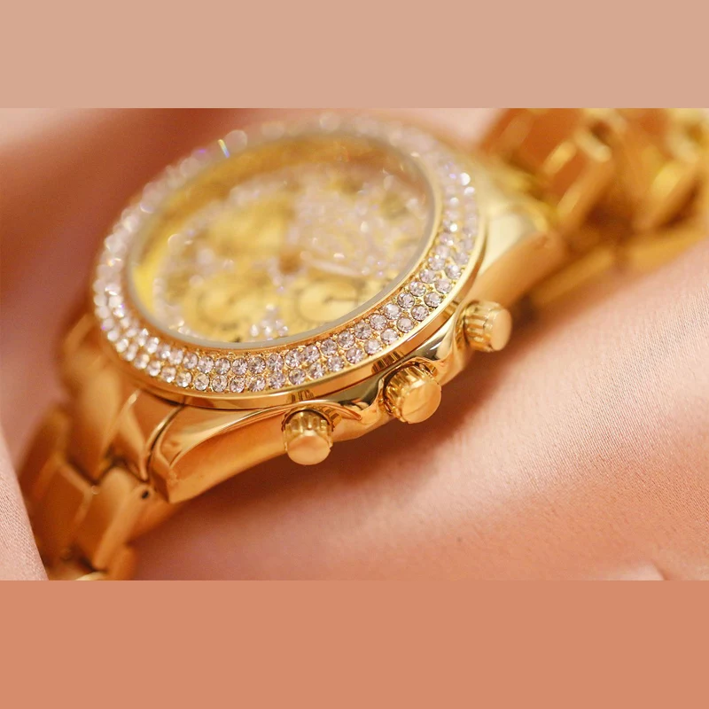 Luxury Classic Dress Women Watches Fashion Casual Watch Crystal Rhinestones Quartz Wristwatch Lady Party Bracelet Bangle Relogio | Наручные