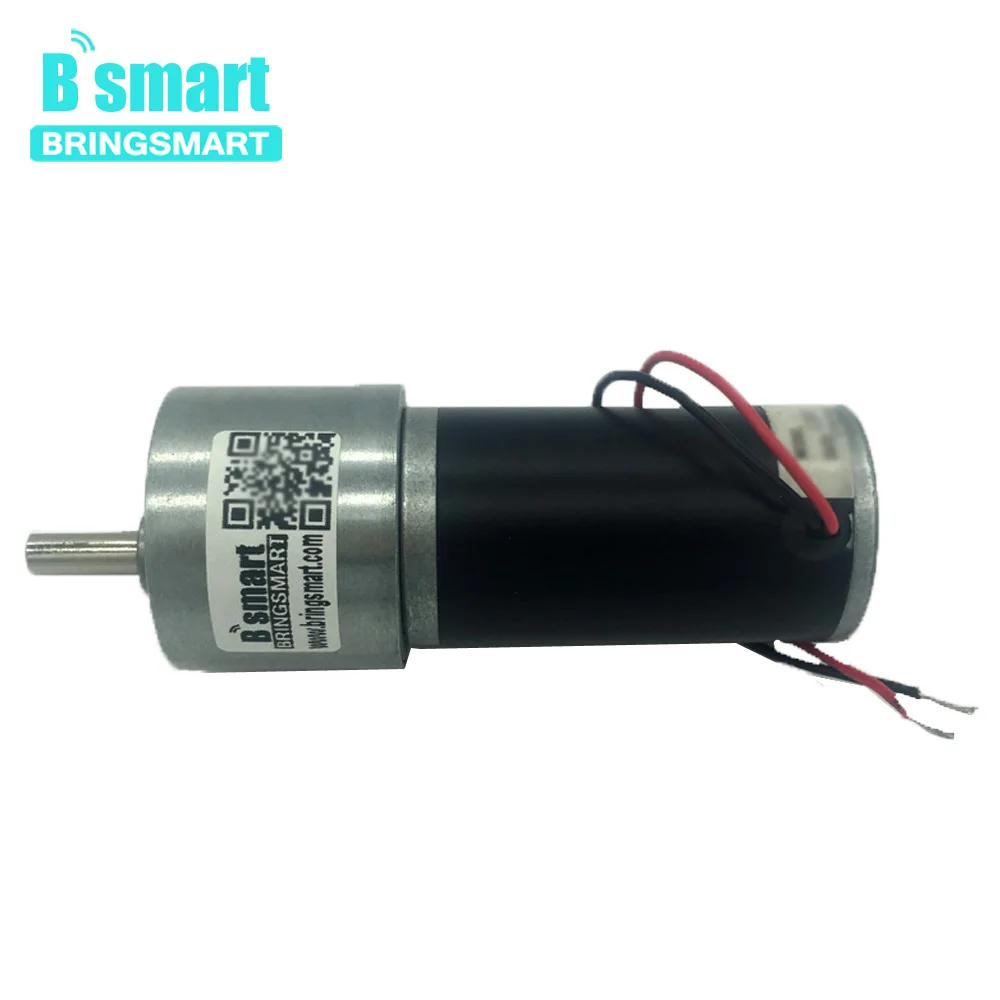 Bringsmart DC шестерня мини мотор с высоким крутящим моментом 12 В 24 в 420 об/мин