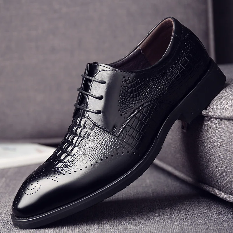 

British style men fashion wedding nightclub genuine leather brogue shoes carving bullock oxford shoe gentlemen zapatos hombre