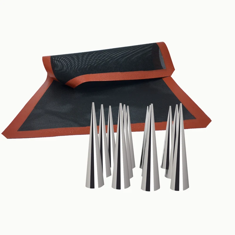 Набор из 13 кондитерских инструментов силиконовый коврик для выпечки и 12 шт.