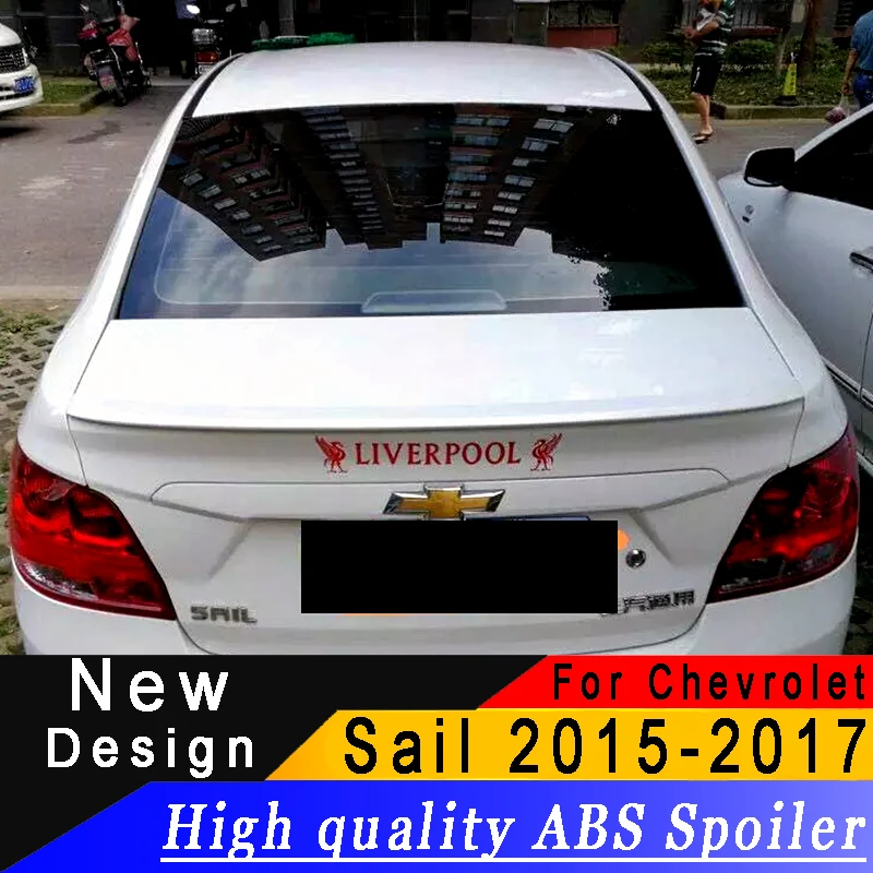 Для Chevrolet Sail 2015 2016 2017 спойлер высокого качества ABS праймер или любого цвета