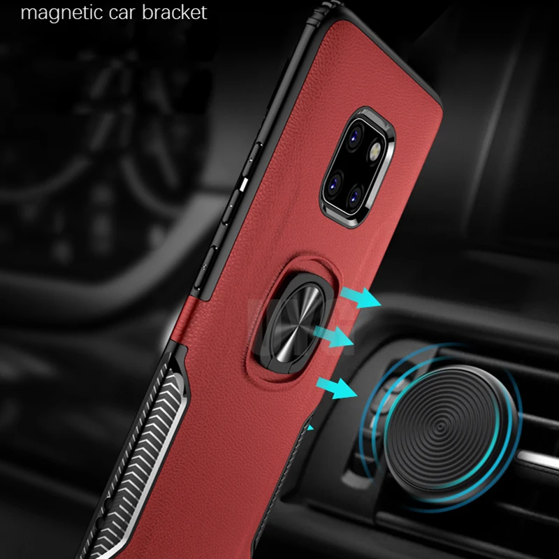 Невидимый кронштейн Чехлы для huawei P30 P20 Коврики 20 Pro Lite 20X Nova 3 3i 4 Honor 8X V20 10Lite PSmart Y9 FingerRing крышка